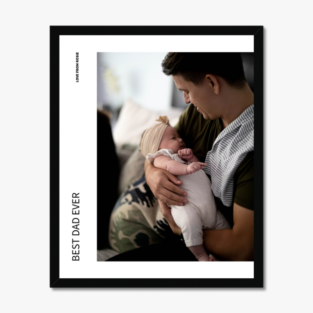 Best Dad Ever Photo Art Print