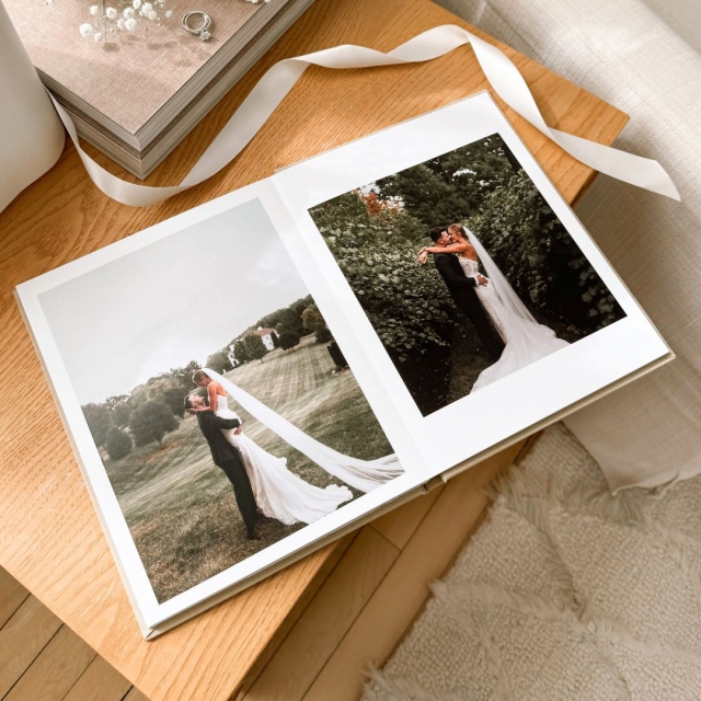 Luxury Linen Wedding Album