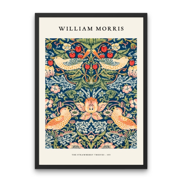 WILLIAM MORRIS - THE STRAWBERRY THIEVES FRAMED POSTER