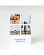 4 Image Portrait Christmas Card