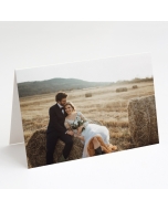 Full Photo Wedding Thank You Card
