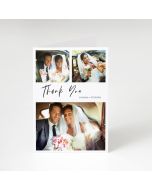 Blessed Wedding Photo Card