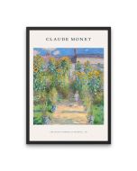 Monet - The Artist's Garden at Vétheuil Poster