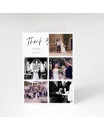 Together Wedding Photo Thank You Card