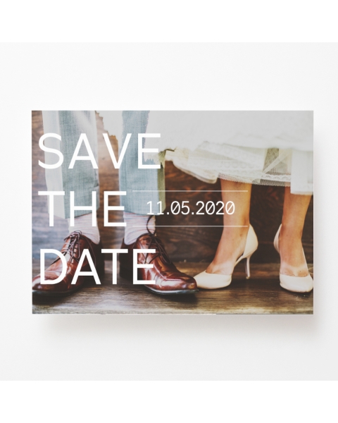 Full Image Save The Date Card