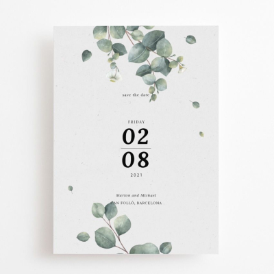 Eucalyptus Save The Date