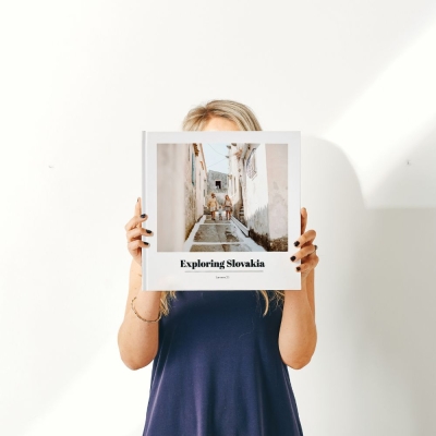 12 x 12" Square Hard Cover Photo Book