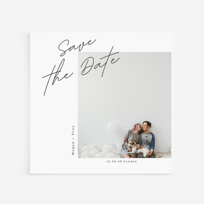 Me And You Save The Date Card