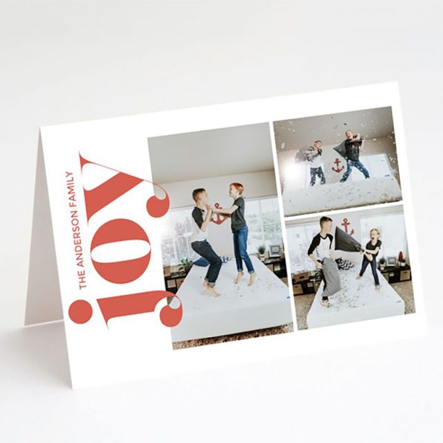 Family Multi Photo Christmas Card