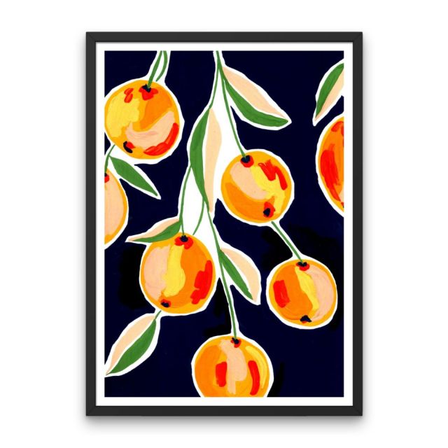 Oranges gouache