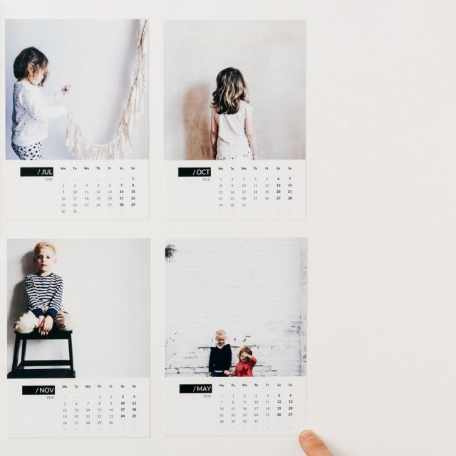 Wooden Calendar Refill Pack