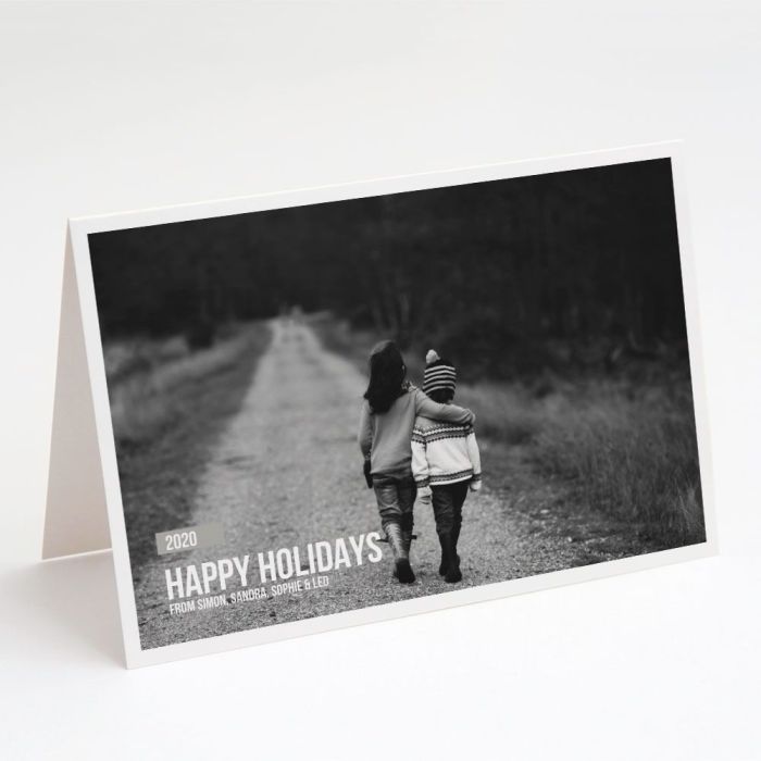 Happy Holidays Landscape Card