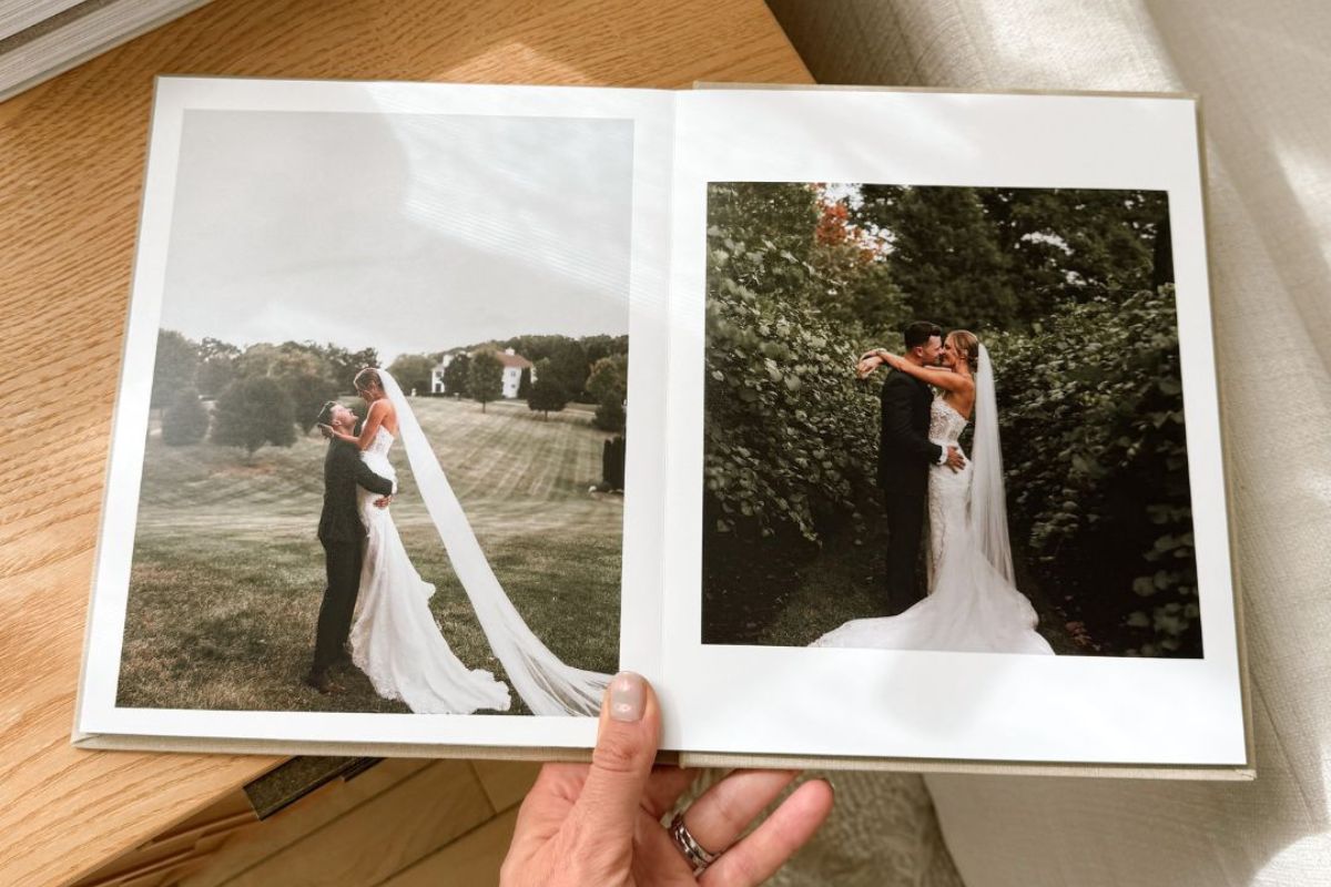 How to make a wedding photo book