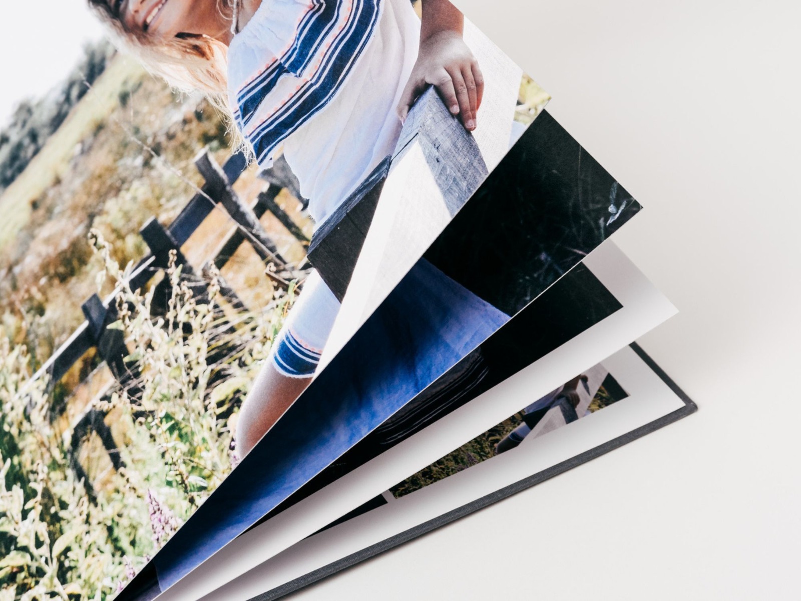 Lay Flat Photo Album Interior Pages Example Image