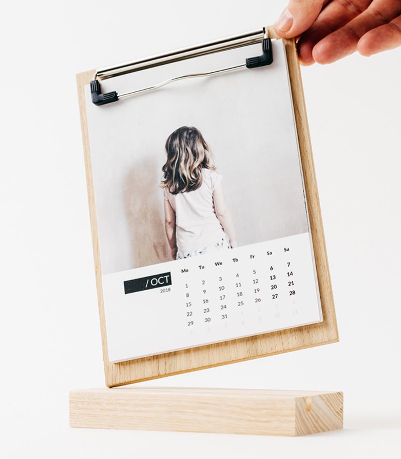 Wooden Photo Calendar